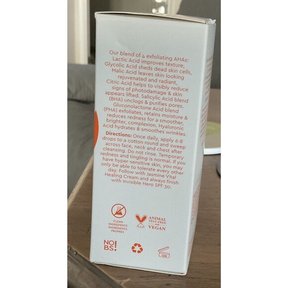 Clarks Botanicals 7 Acid Daily Glow Peel 3.3 Oz - Picture 2 of 4